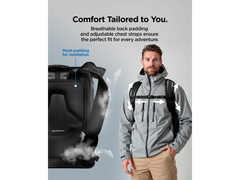 Spigen Aqua Shield WaterProof Backpack A650 - black