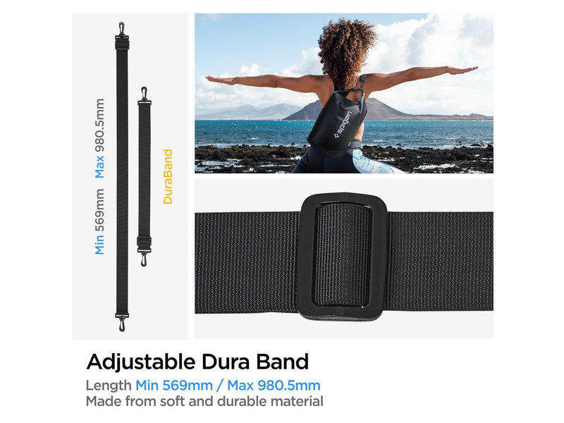Spigen Aqua Shield WaterProof Dry Bag 20L + 2L A630 - black