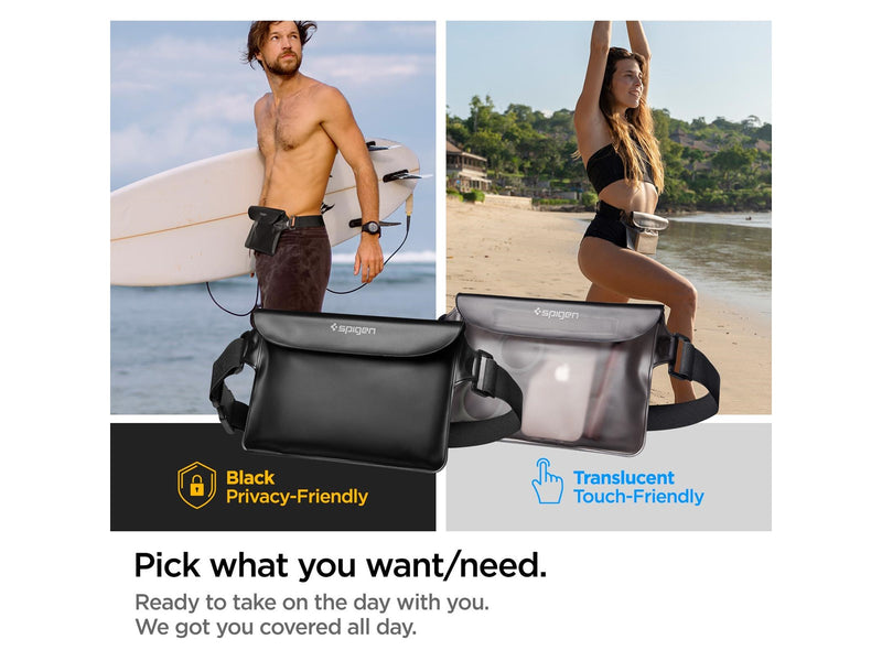Spigen Aqua Shield WaterProof Waist Bag A620 1 Pack - black