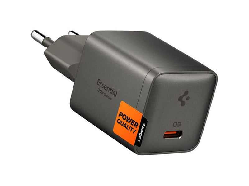 Spigen ArcStation Essential 30W USB-C Wall Charger - Gunmetal