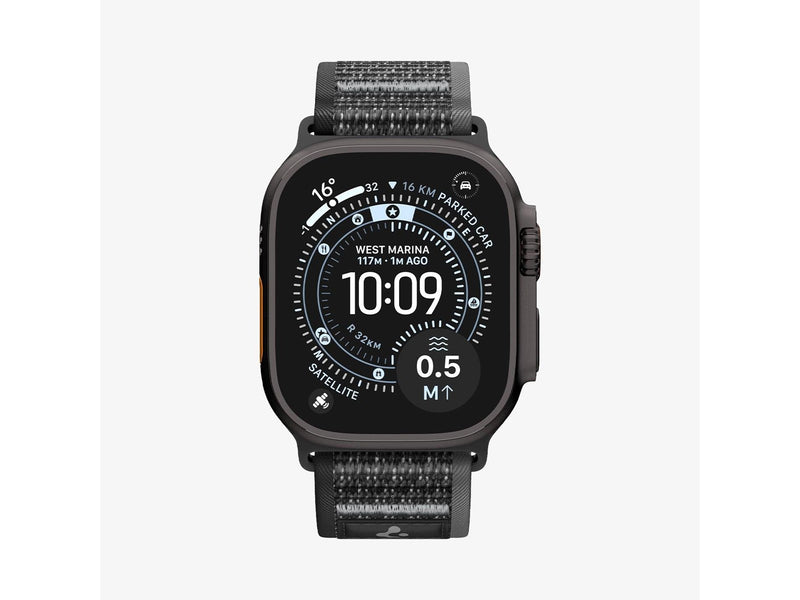 Spigen Athlex Air 2 Active Band - black gray - Apple Watch 49mm/46mm/45mm/44mm