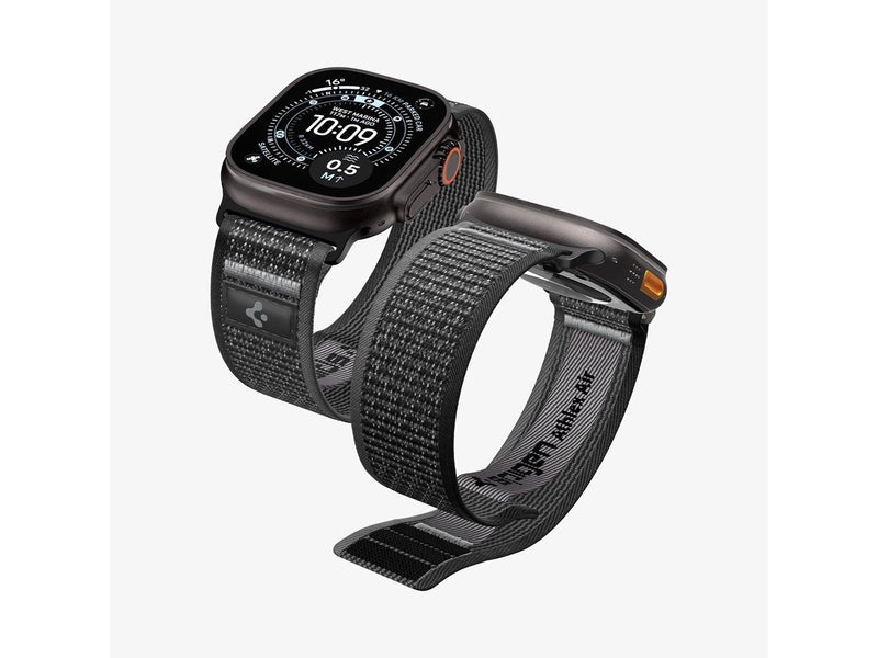 Spigen Athlex Air 2 Active Band - black gray - Apple Watch 49mm/46mm/45mm/44mm