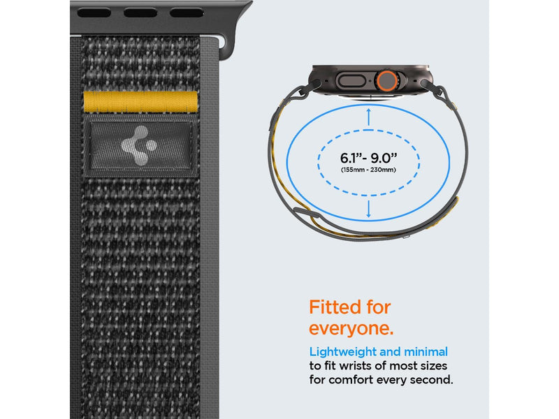 Spigen Athlex Air Active Band - black - Apple Watch 49mm/46mm/45mm/44mm