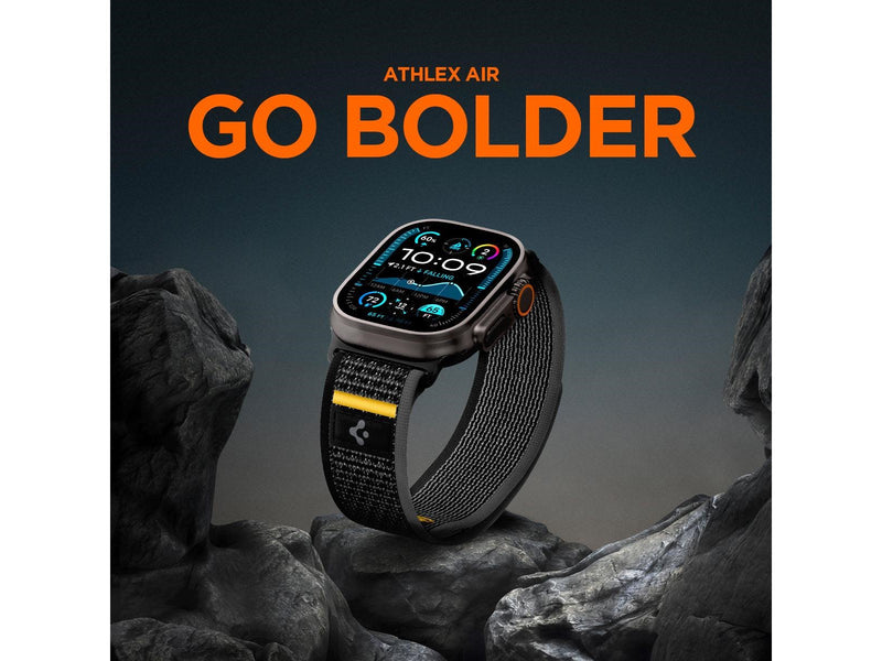 Spigen Athlex Air Active Band - black - Apple Watch 49mm/46mm/45mm/44mm