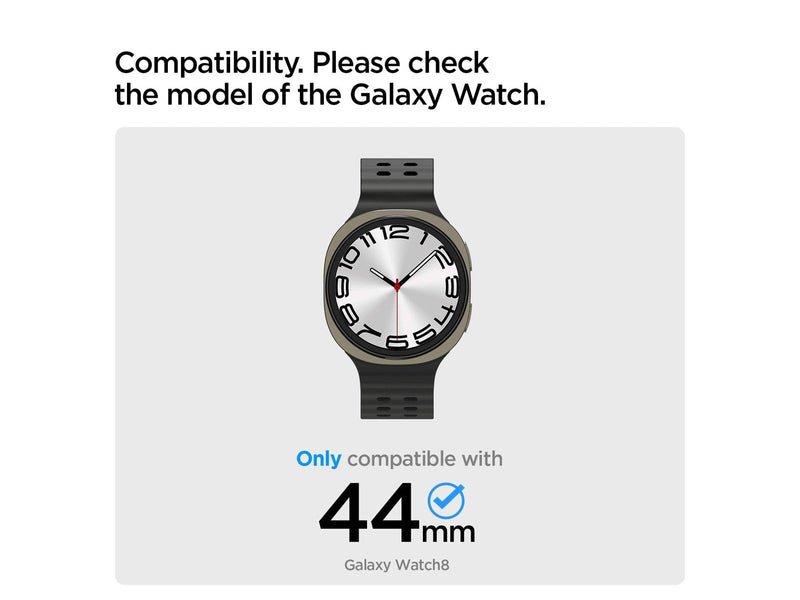 Spigen Bezel Tune (Diver) - black - Samsung Galaxy Watch 8 (44mm)