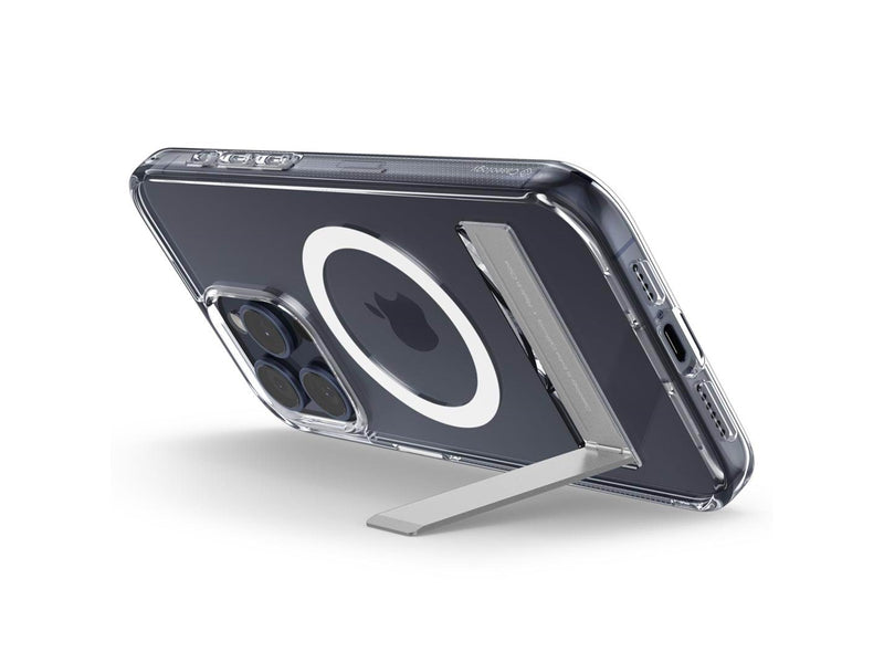 Spigen Caseology Capella MagSafe Kickstand - clear white - iPhone 15 Pro