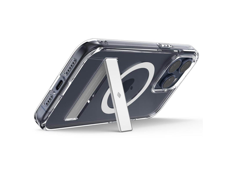 Spigen Caseology Capella MagSafe Kickstand - clear white - iPhone 15 Pro