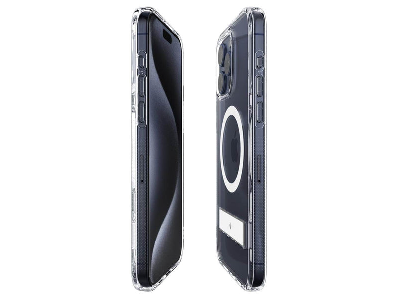 Spigen Caseology Capella MagSafe Kickstand - clear white - iPhone 15 Pro