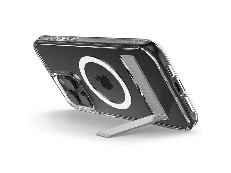 Spigen Caseology Capella MagSafe Kickstand - clear white - iPhone 15 Pro