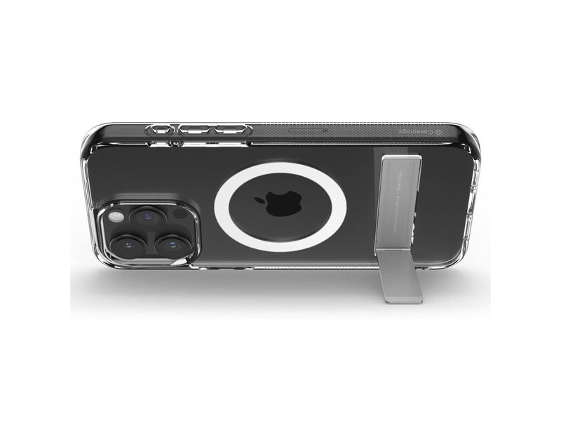 Spigen Caseology Capella MagSafe Kickstand - clear white - iPhone 15 Pro