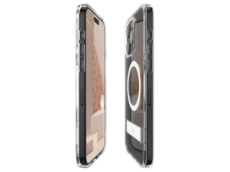 Spigen Caseology Capella MagSafe Kickstand - clear white - iPhone 15 Pro