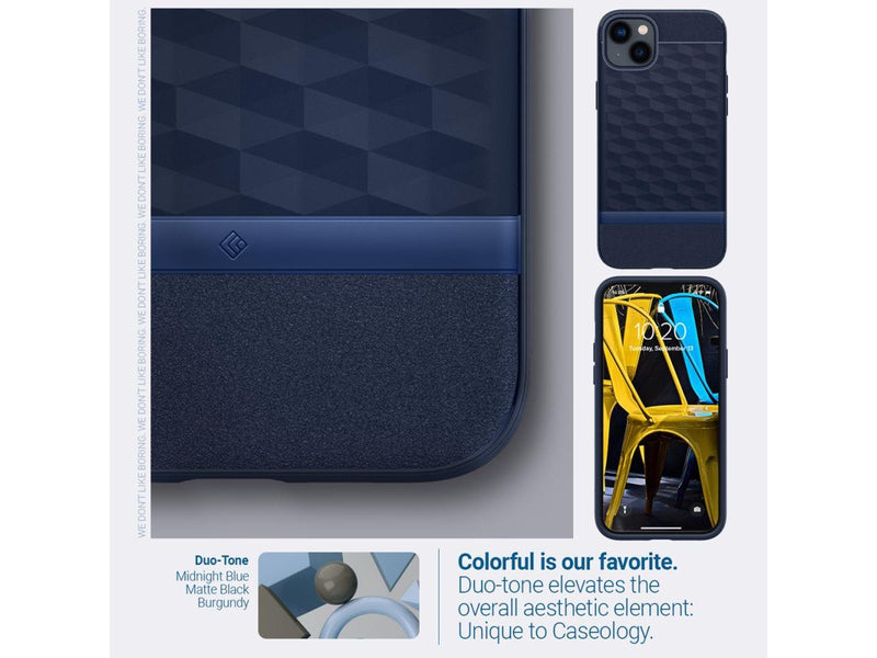 Spigen Caseology Parallax Mag Case with MagSafe for iPhone 14 Plus - Navy
