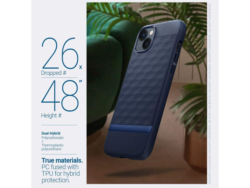 Spigen Caseology Parallax Mag Case with MagSafe for iPhone 14 Plus - Navy