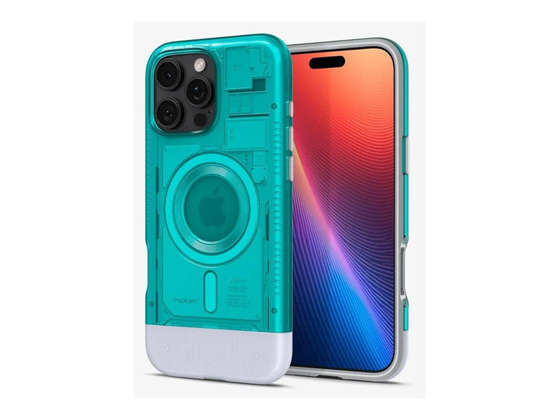 Spigen Classic C1 MagSafe - bondi blue - iPhone 16 Pro