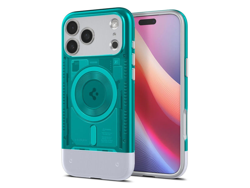 Spigen Classic C1 MagSafe - bondi blue - iPhone 17 Pro