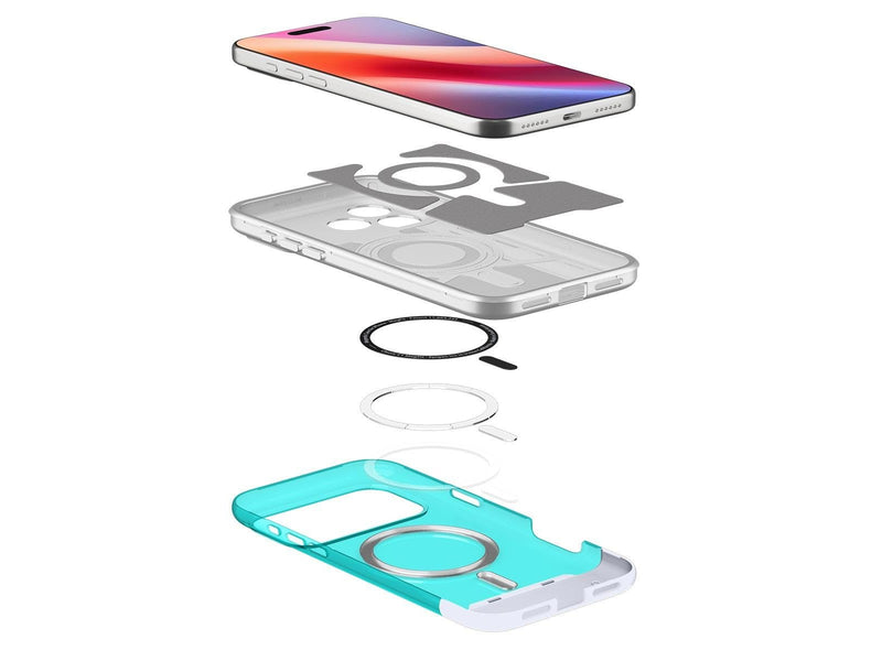Spigen Classic C1 MagSafe - bondi blue - iPhone 17 Pro