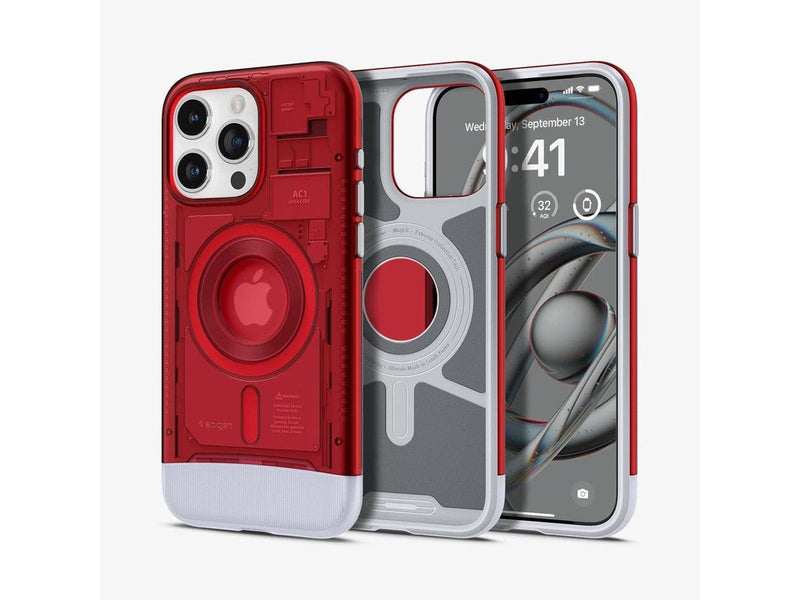 Spigen Classic C1 MagSafe - ruby - iPhone 15 Pro