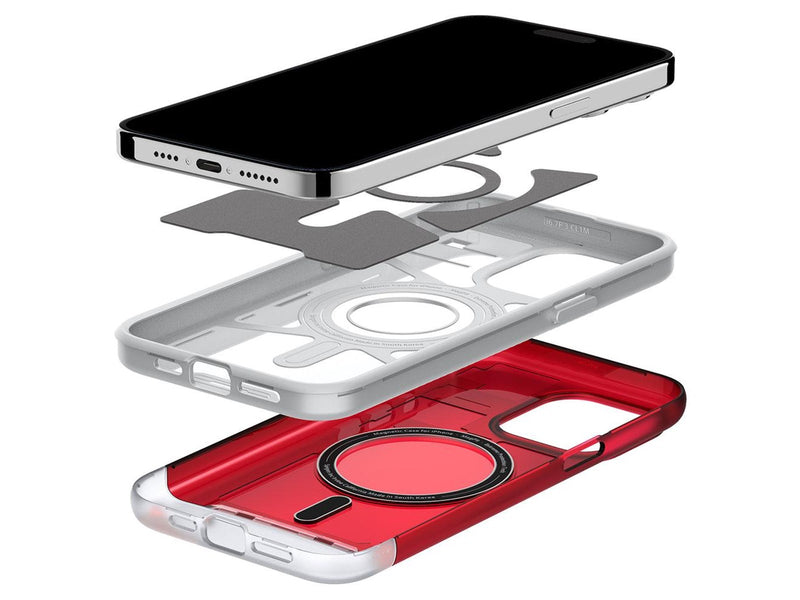 Spigen Classic C1 MagSafe - ruby - iPhone 15 Pro Max