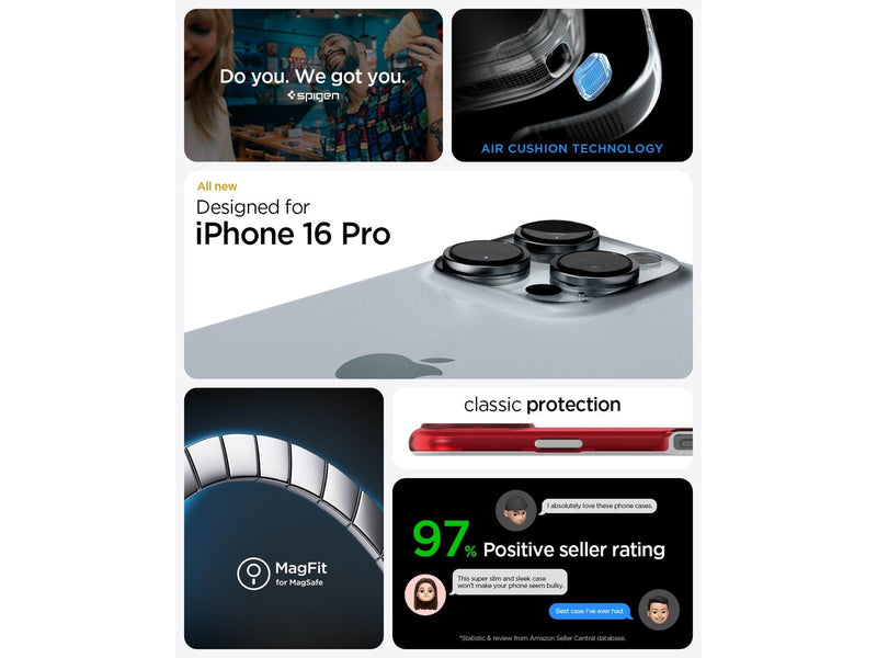 Spigen Classic C1 MagSafe - ruby - iPhone 16 Pro