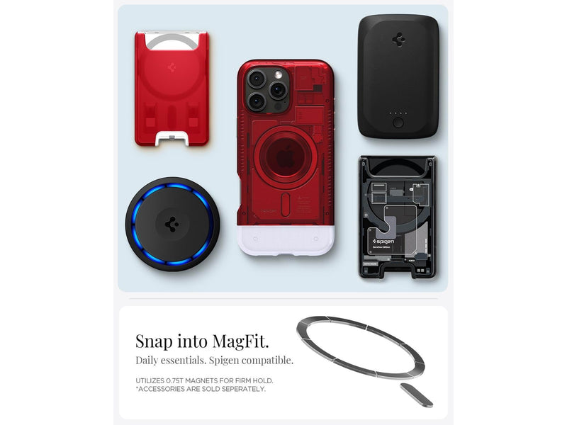 Spigen Classic C1 MagSafe - ruby - iPhone 16 Pro