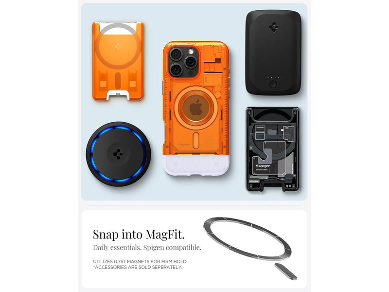 Spigen Classic C1 MagSafe - tangerine - iPhone 16 Pro