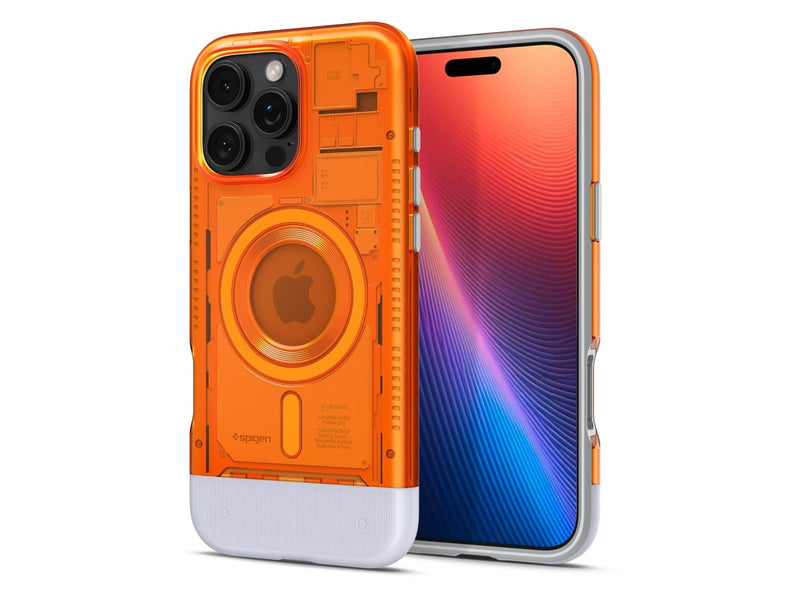Spigen Classic C1 MagSafe - tangerine - iPhone 16 Pro