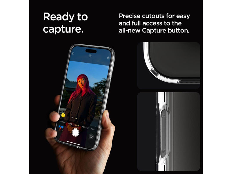 Spigen Crystal Hybrid - Crystal Clear - iPhone 16 Pro Max