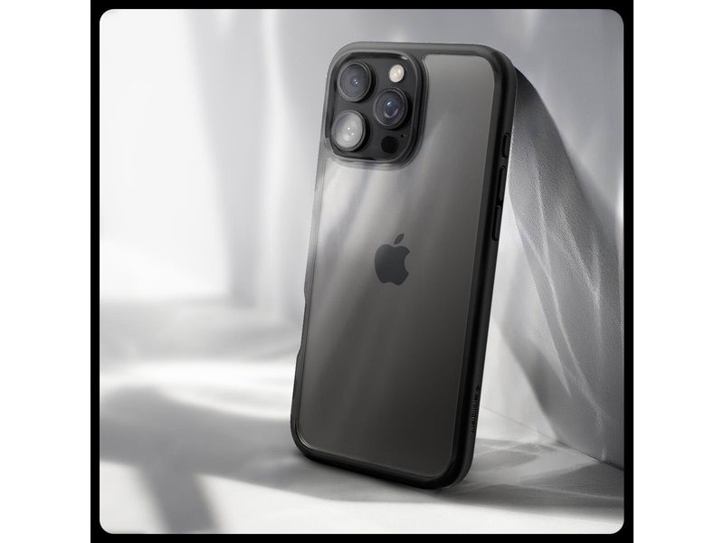 Spigen Crystal Hybrid - Matte Black - iPhone 16 Pro Max