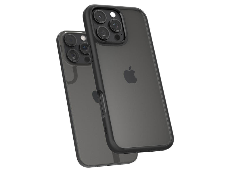 Spigen Crystal Hybrid - Matte Black - iPhone 16 Pro Max