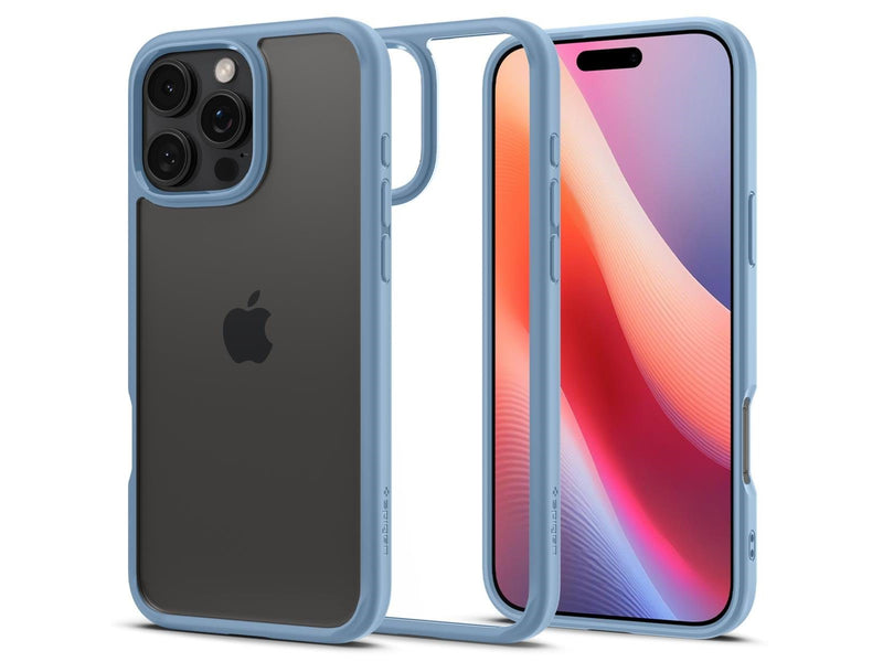 Spigen Crystal Hybrid - Sierra Blue - iPhone 16 Pro Max