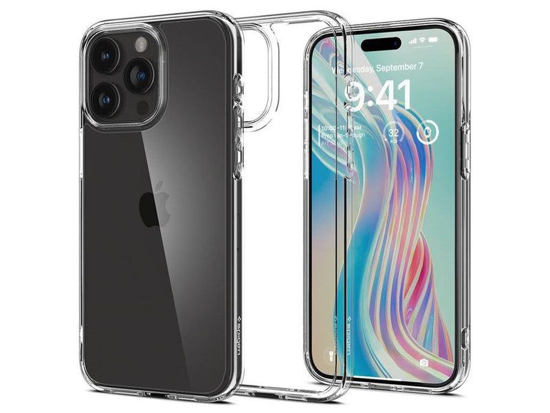 Spigen Crystal Hybrid - crystal clear - iPhone 15 Pro Max