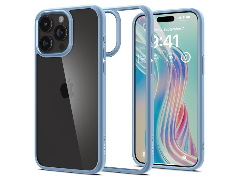 Spigen Crystal Hybrid - sierra blue - iPhone 15 Pro Max