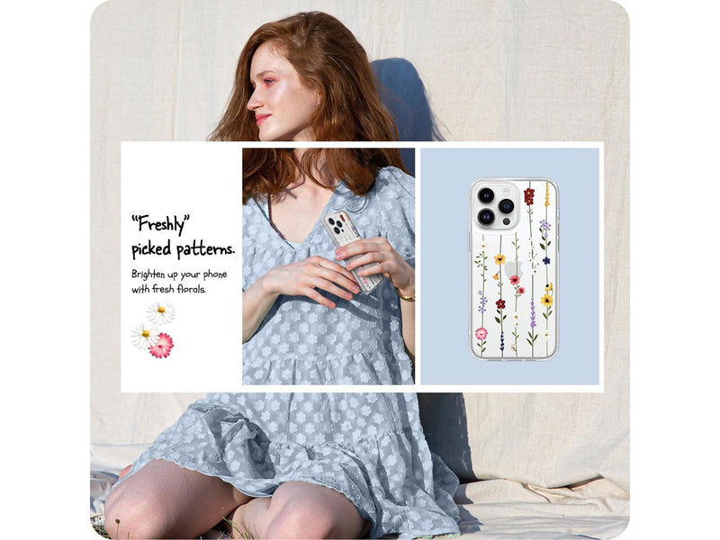 Spigen Cyrill Cecile - flower garden - iPhone 14 Pro
