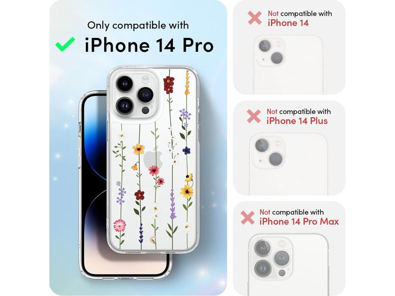 Spigen Cyrill Cecile - flower garden - iPhone 14 Pro
