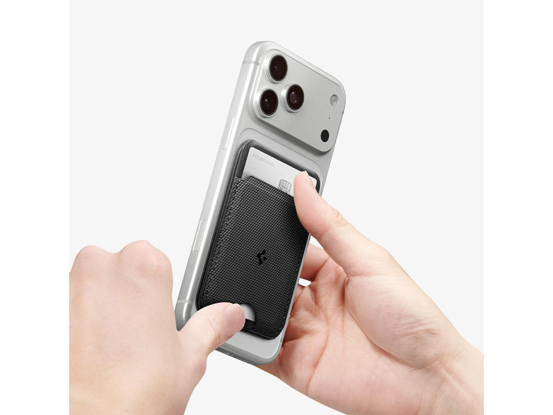 Spigen Slim Fold Tripod MagSafe Wallet 1 Card - black