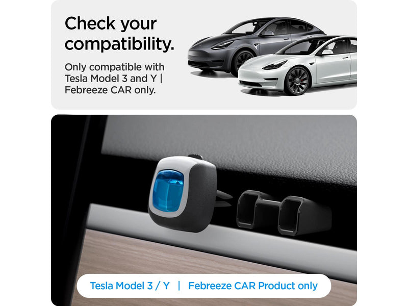 Spigen Tesla Air freshener Adapter - black - Tesla Model Y/3 2021/2022