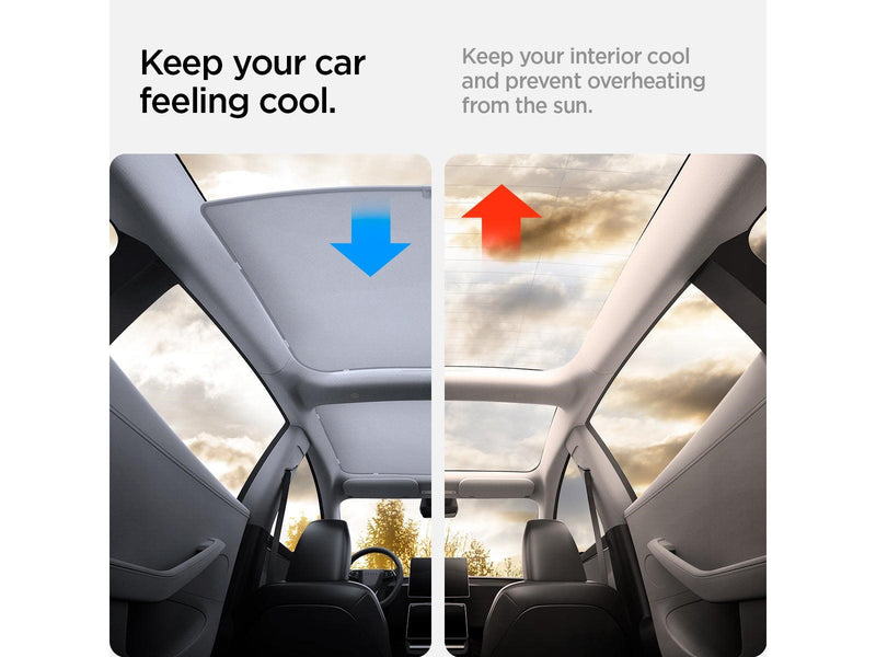 Spigen Tesla Car Roof Sunshade - black - Tesla Model 3