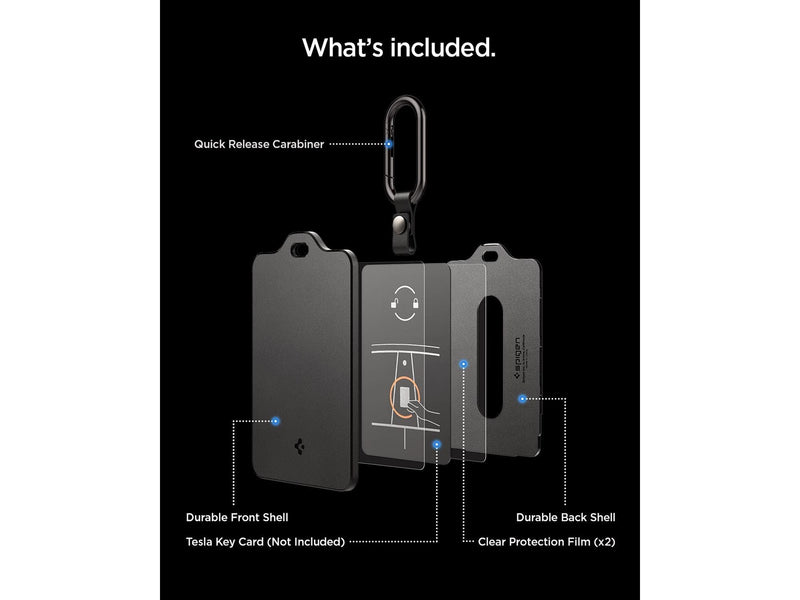Spigen Tesla Card Holder 1 Pack - black - Tesla Key Card