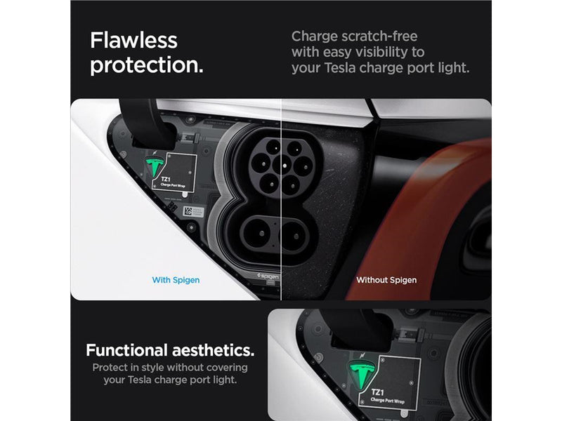Spigen Tesla Charge Port Wrap - zero one - Tesla Model Y/3
