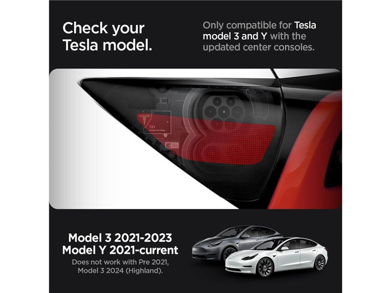 Spigen Tesla Charge Port Wrap - zero one - Tesla Model Y/3