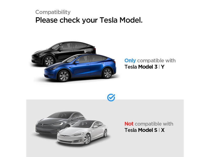 Spigen Tesla EZ Fit Anti Glare Screen Protector - Model Y/3