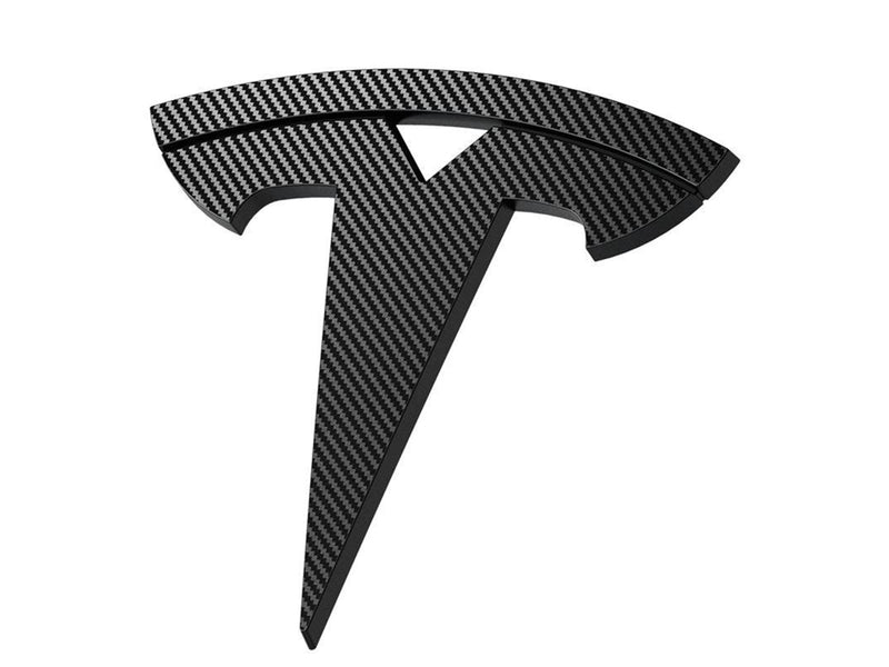 Spigen Tesla Front Emblem Logo Full Cover - carbon - Tesla Model 3 2024