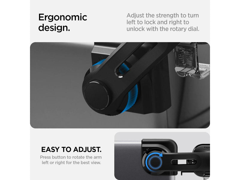 Spigen Tesla TapLock Universal Car Mount Holder - black - Screen