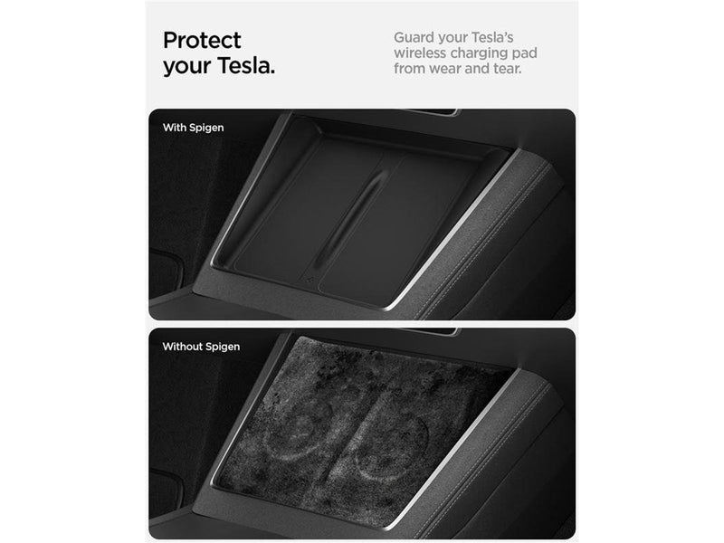 Spigen Tesla Wireless Charging Pad Cover - black - Tesla model Y 2025