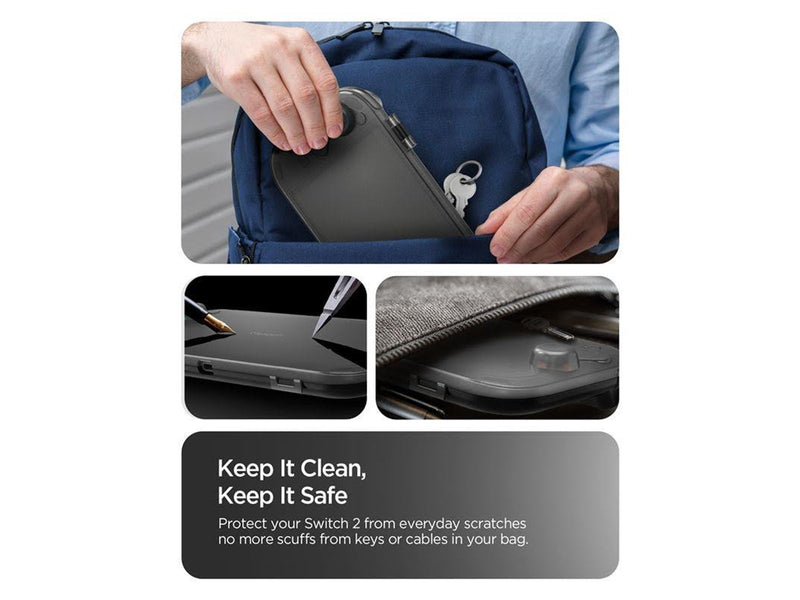 Spigen Thin Fit 360 - frost black - Nintendo Switch 2
