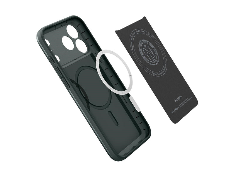 Spigen Thin Fit MagSafe - abyss green - iPhone 17 Pro