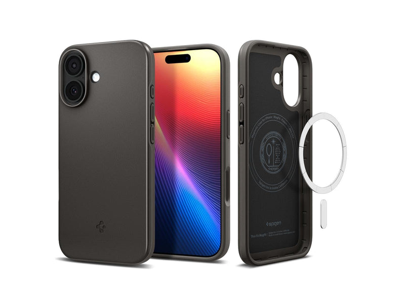 Spigen Thin Fit MagSafe - gunmetal - iPhone 17
