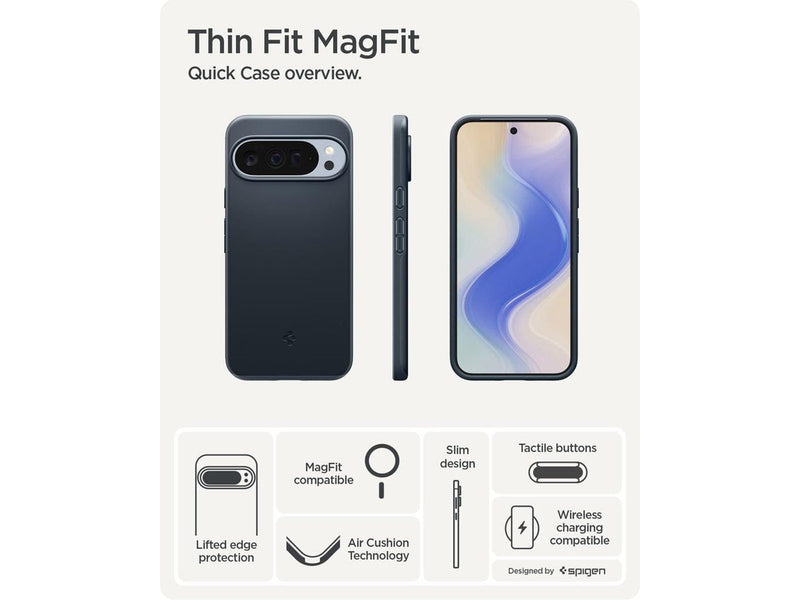 Spigen Thin Fit MagSafe - metal slate - Google Pixel 10 Pro XL