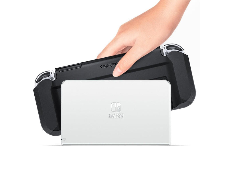 Spigen Thin Fit - black - Nintendo Switch OLED - Miscellaneous Zubehör für Spielkonsole - Nintendo Switch OLED