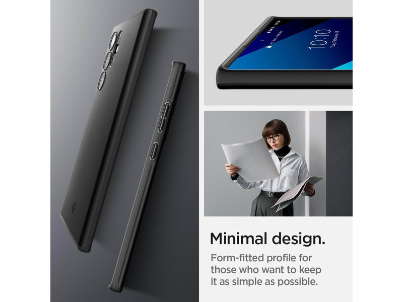 Spigen Thin Fit - black - Samsung Galaxy S22 Ultra